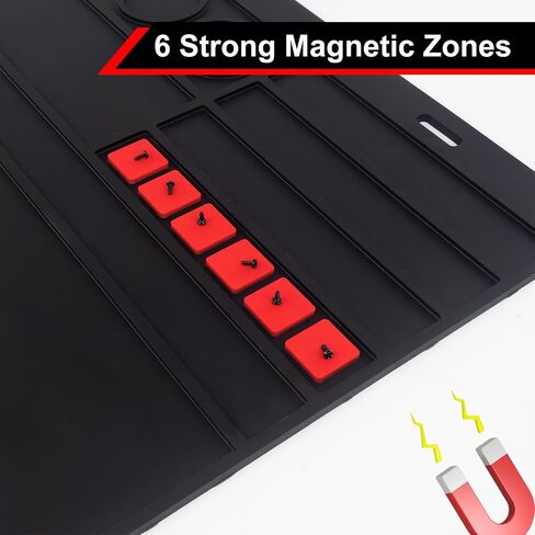 Gun Cleaning Mat with 5 Gun Cleaning Cloths, Non-Slip Magnetic Tool Mat, Gun Cleaning Supplies Kit, Rifle Cleaning Mat Gun Accessories for Men in Saudi Arabia