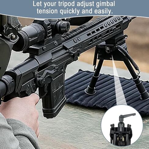 قفل محوري لرافعة السقاطة S لسلسلة Harris Bipod S، تعديل التوتر المحوري لقفل S لأنظمة Mlok Bipod in Kuwait
