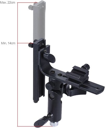 Akozon L Bracket Speedlight Flash Mount with Mount Adapter Cold Shoe for Softbox in Saudi Arabia