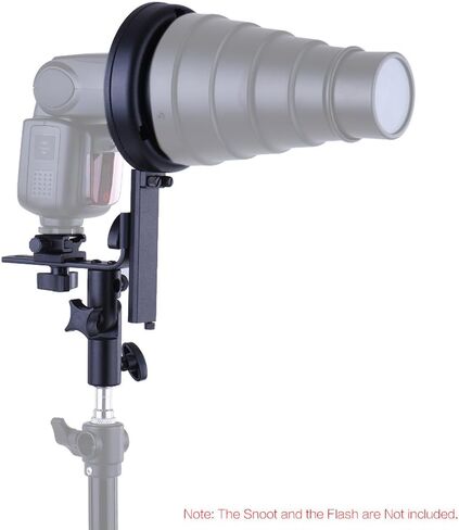 Akozon L Bracket Speedlight Flash Mount with Mount Adapter Cold Shoe for Softbox in Saudi Arabia