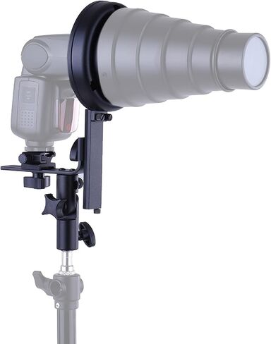 Akozon L Bracket Speedlight Flash Mount with Mount Adapter Cold Shoe for Softbox in Saudi Arabia