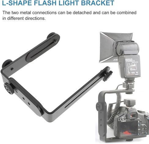 حامل كاميرا معدني لكاميرات الفيديو DSLR وملحقات التصوير الفوتوغرافي المسمار Speedlight يتم تركيبه بشكل ثابت وتثبيت حامل الفلاش المتوافق مع مصابيح LED والحوامل الثلاثية in Kuwait