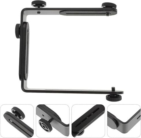 حامل كاميرا معدني لكاميرات الفيديو DSLR وملحقات التصوير الفوتوغرافي المسمار Speedlight يتم تركيبه بشكل ثابت وتثبيت حامل الفلاش المتوافق مع مصابيح LED والحوامل الثلاثية in Kuwait
