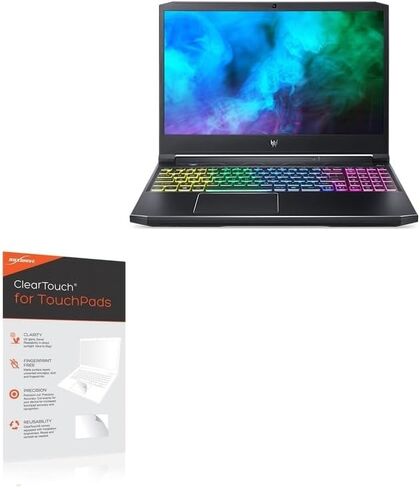 واقي لوحة اللمس BoxWave متوافق مع Acer Predator Helios 300 (PH315-54) - ClearTouch للوحة اللمس (عبوة من قطعتين)، غلاف واقي للوسادة in Saudi Arabia