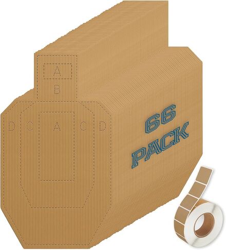Shooting Targets for The Range, 30 x 18 Inch Silhouette Cardboard Targets for Tactical Practice Competitions with Paster in Saudi Arabia