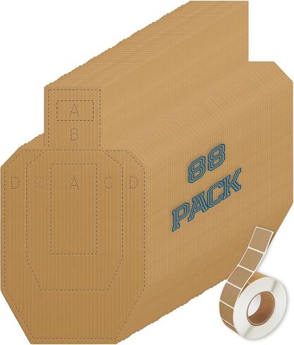 Shooting Targets for The Range, 30 x 18 Inch Silhouette Cardboard Targets for Tactical Practice Competitions with Paster in Saudi Arabia