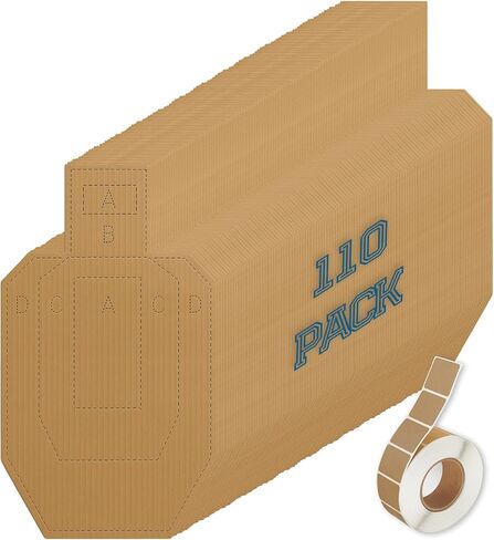 Shooting Targets for The Range, 30 x 18 Inch Silhouette Cardboard Targets for Tactical Practice Competitions with Paster in Saudi Arabia