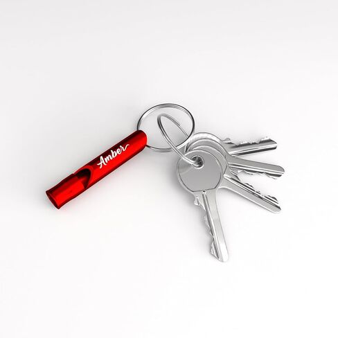 20Pcs Custom Emergency Whistle, Personalized Name and Text Engraved Safety Whistle, 120DB Loud for Camping Hiking Survival and Gifts in Saudi Arabia