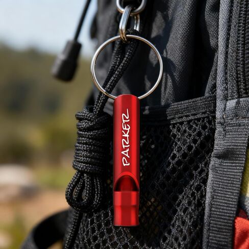 20Pcs Custom Emergency Whistle, Personalized Name and Text Engraved Safety Whistle, 120DB Loud for Camping Hiking Survival and Gifts in Saudi Arabia