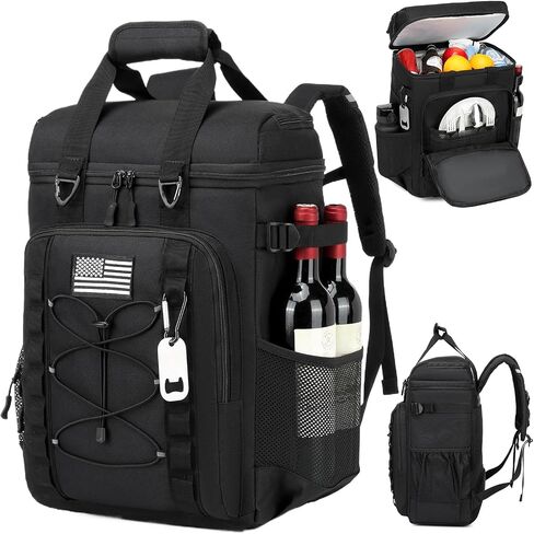 Cooler Backpack - 42 Cans Tactical Backpack Coolers Insulated Leak Proof, Large Soft Lunch Back Pack for Men Work, Picnics, Beach, Meal Prep, Hiking, Camping & Travel in Saudi Arabia