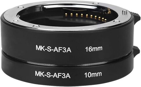 CHICIRIS Macro Auto Focus Extension Tube for DSLR Camera, ABS and Aluminum Alloy Construction, for Closeup Photography Accessory in Saudi Arabia