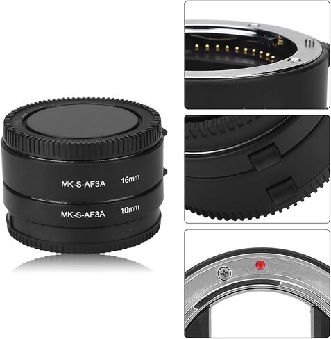 CHICIRIS Macro Auto Focus Extension Tube for DSLR Camera, ABS and Aluminum Alloy Construction, for Closeup Photography Accessory in Saudi Arabia