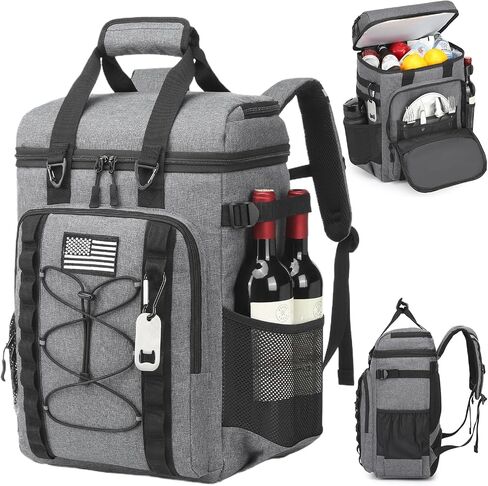 Cooler Backpack - 42 Cans Tactical Backpack Coolers Insulated Leak Proof, Large Soft Lunch Back Pack for Men Work, Picnics, Beach, Meal Prep, Hiking, Camping & Travel in Saudi Arabia