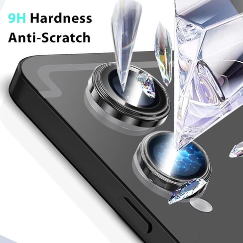 Zeking (2 Set Camera Lens Protector Compatible with Samsung Galaxy Tab S11 Ultra X930/X936 14.6", HD Clarity 9H Tempered Glass with Aluminum Edging, Individual Metal Lens Cover (Black) in Saudi Arabia
