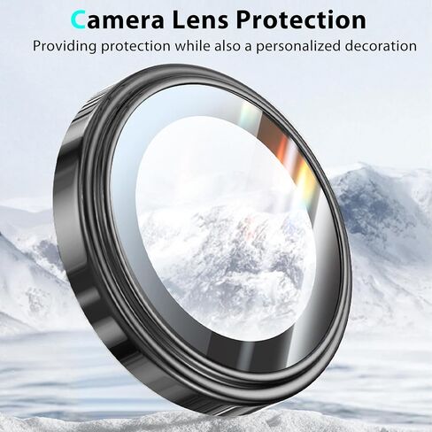 Zeking (2 Set Camera Lens Protector Compatible with Samsung Galaxy Tab S11 Ultra X930/X936 14.6", HD Clarity 9H Tempered Glass with Aluminum Edging, Individual Metal Lens Cover (Black) in Saudi Arabia