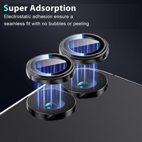 Zeking (2 Set Camera Lens Protector Compatible with Samsung Galaxy Tab S11 Ultra X930/X936 14.6", HD Clarity 9H Tempered Glass with Aluminum Edging, Individual Metal Lens Cover (Black) in Saudi Arabia