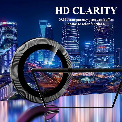 Zeking (2 Set Camera Lens Protector Compatible with Samsung Galaxy Tab S11 Ultra X930/X936 14.6", HD Clarity 9H Tempered Glass with Aluminum Edging, Individual Metal Lens Cover (Black) in Saudi Arabia