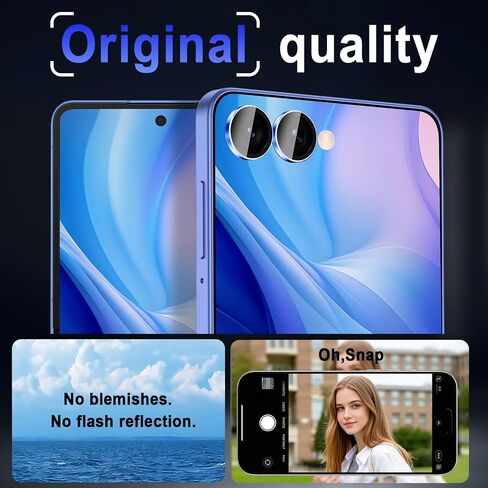 Casetego لهاتف Galaxy Z Fold 7، واقي عدسة الكاميرا، صلابة 9H، مقاوم للخدش، زجاج مقسى رفيع للغاية، غطاء كاميرا فردي معدني لهاتف Samsung Galaxy Z Fold 7، صديق للحافظة، ملون لامع in Kuwait