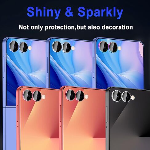 Casetego لهاتف Galaxy Z Fold 7، واقي عدسة الكاميرا، صلابة 9H، مقاوم للخدش، زجاج مقسى رفيع للغاية، غطاء كاميرا فردي معدني لهاتف Samsung Galaxy Z Fold 7، صديق للحافظة، ملون لامع in Kuwait