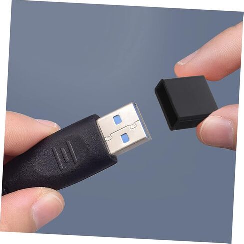 30 قطعة غطاء حماية من الغبار متوافق مع منافذ USB الصغيرة، أغطية مقاومة للغبار لحماية منفذ الشحن، مادة PVC متينة للسفر والاستخدام المنزلي in Kuwait