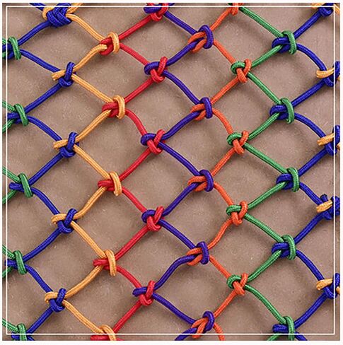 Rope Net Protection Safety Net Outdoor Children's Climbing Nets Playground Cargo Nets Children's Climbing Children's Climbing Nets Fishing Nets Colorful Rope Nets Bright And Colorful Good (Size:1x6m) in Saudi Arabia