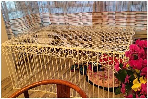 Rope Net Protection Safety Net Outdoor Children's Climbing Nets Playground Cargo Nets Children's Climbing Children's Climbing Nets Fishing Nets Colorful Rope Nets Bright And Colorful Good (Size:1x6m) in Saudi Arabia