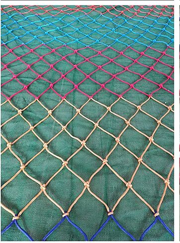 Rope Net Protection Safety Net Outdoor Children's Climbing Nets Playground Cargo Nets Children's Climbing Children's Climbing Nets Fishing Nets Colorful Rope Nets Bright And Colorful Good (Size:1x6m) in Saudi Arabia