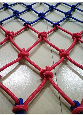 Rope Net Protection Safety Net Outdoor Children's Climbing Nets Playground Cargo Nets Children's Climbing Children's Climbing Nets Fishing Nets Colorful Rope Nets Bright And Colorful Good (Size:1x6m) in Saudi Arabia