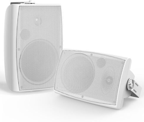 STUDIOFINIX 8-Inch 600W Outdoor Bluetooth Speakers Waterproof Wired, Wall-Mount Waterproof Speaker System Ideal for Large Spaces (Commercial Areas, Spacious Backyards, Auditorium) in Saudi Arabia