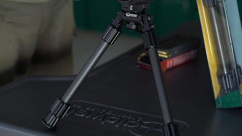 Caldwell Accumax Carbon Fiber M-Lok KeyMod Bipod with Twist Lock Quick-Deployment Legs for Mounting on Long Gun Rifle for Tactical Shooting Range and Sport in Saudi Arabia