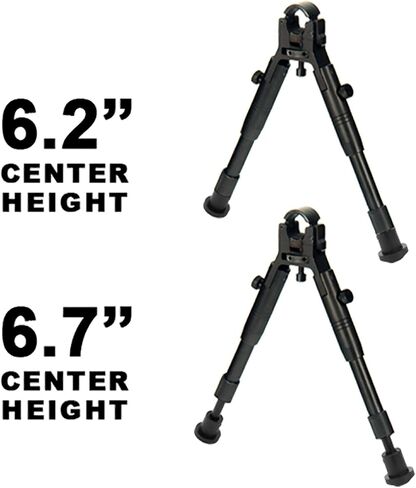UTG New Gen Reinforced Clamp-on Bipod, Cent Ht 6.2"-6.7" in Saudi Arabia