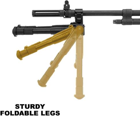 UTG New Gen Reinforced Clamp-on Bipod, Cent Ht 6.2"-6.7" in Saudi Arabia