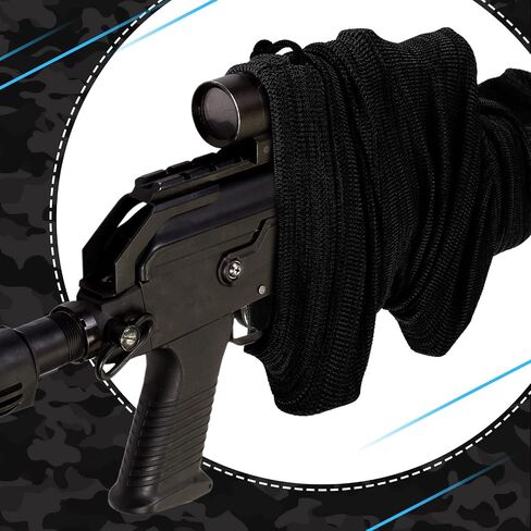 18pc 54in Gun Socks - Silicone Case, Anti-Rust, Thick Fabric, Waterproof, Drawstring Closure, Bulk Pack for Long Guns in Saudi Arabia
