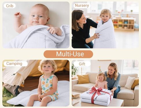 طقم سرير أطفال ZPECC - طقم سرير أطفال ناعم مكون من 4 قطع للفتيات، يتضمن لحاف للأطفال الصغار، وملاءة مسطحة، وملاءة جاهزة وكيس وسادة، مخطط وردي in Kuwait