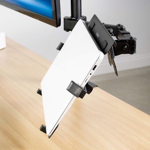 VIVO Universal Adjustable 10 to 15.6 inch Laptop Mount Holder for VESA Compatible Monitor Arms, Notebook Tray Stand-LAP3 in Saudi Arabia