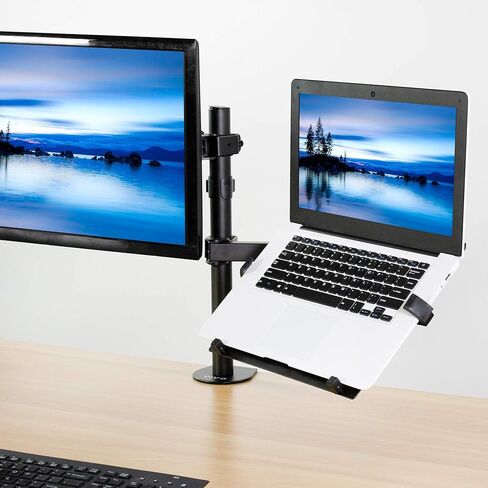 VIVO Universal Adjustable 10 to 15.6 inch Laptop Mount Holder for VESA Compatible Monitor Arms, Notebook Tray Stand-LAP3 in Saudi Arabia