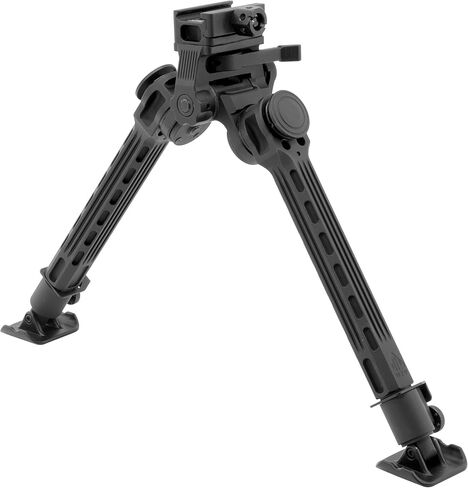 UTG Big Bore Full Stability Bipod, 9"-14" Center Height, Black in Saudi Arabia