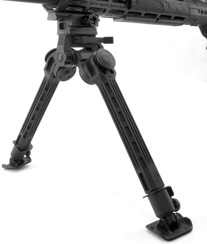 UTG Big Bore Full Stability Bipod, 9"-14" Center Height, Black in Saudi Arabia