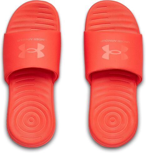 Under Armour Women's Ansa Fixed Strap Slide Sandal, (007) Black/Black/Pink Elixir, 7 in Saudi Arabia