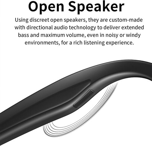 نظارات ذكية بتقنية الذكاء الاصطناعي مع كاميرا بدقة 8 ميجابكسل، تعمل بتقنية ChatGPT، وكاميرا نظارات شمسية، ونظارات بلوتوث ذكية للرجال مع ترجمة، وموسيقى ومكالمات مفتوحة الأذن، وميكروفون مزدوج لتقليل الضوضاء in Kuwait