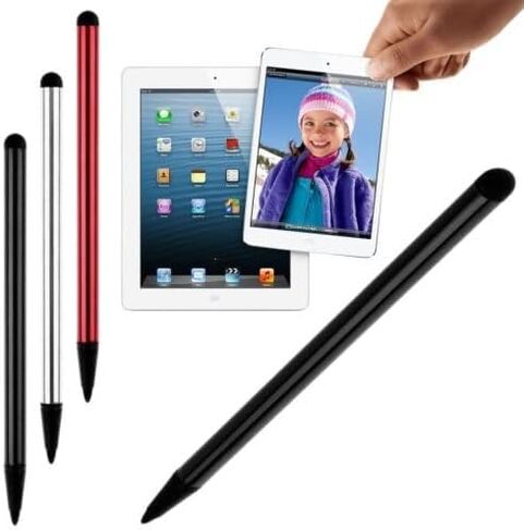 Universal Stylus Pen for iPhone iPad Android Mobile Phones Tablet iOS Capacitive Screen Drawing Touch Pencil Black in Saudi Arabia