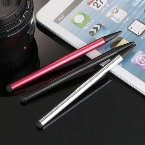 Universal Stylus Pen for iPhone iPad Android Mobile Phones Tablet iOS Capacitive Screen Drawing Touch Pencil Black in Saudi Arabia