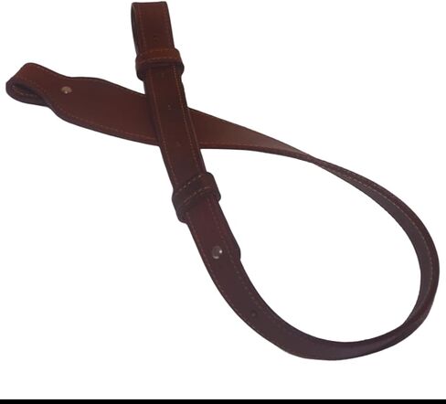 Leather Cobra Rifle Gun Sling Buffalo Leather Rifle Gun Cobra-Style Sling - Chestnut Tan Fits 1' Swivels in Saudi Arabia