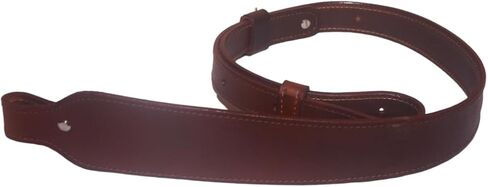 Leather Cobra Rifle Gun Sling Buffalo Leather Rifle Gun Cobra-Style Sling - Chestnut Tan Fits 1' Swivels in Saudi Arabia