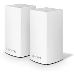 Linksys WHW0102 Velop Whole Home Smart Mesh Wi-Fi System with 2-Port Gigabit Ethernet 2 Pack, White (Renewed) in Kuwait
