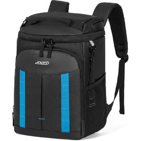 ANILD 30 Cans Cooler Backpack Soft Insulated Leak Proof for Men and Women, 2 Insulated Compartments Portable Backpack for Travel, Camping, Beach and Picnic in Saudi Arabia