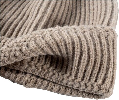 Ribbed Knit Hat Unisex Winter Beanie Warm Stretchy Classic Cap for Daily Wear in Saudi Arabia