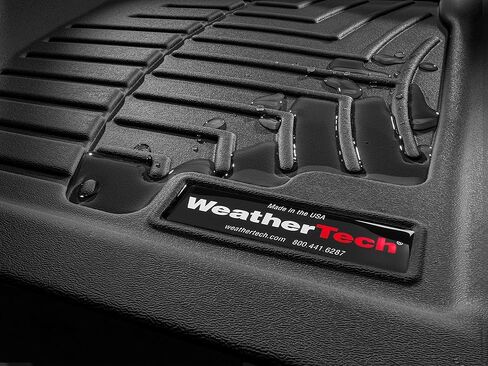 WeatherTech FloorLiner Custom Fit SUV Floor Mats - All Season Floor Mats, Compatible with 2025 Nissan Murano (441926-1-2) - 1st & 2nd Row, Black in Saudi Arabia