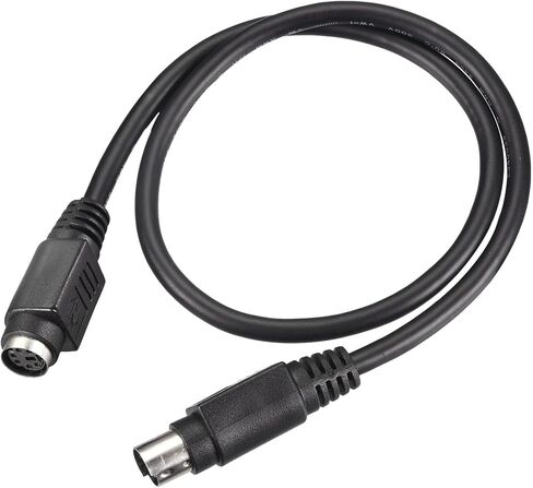 PS/2 Mouse and Keyboard Extension Cable 6 Pin 1.64 Feet Male to Female for PC,Black in Saudi Arabia