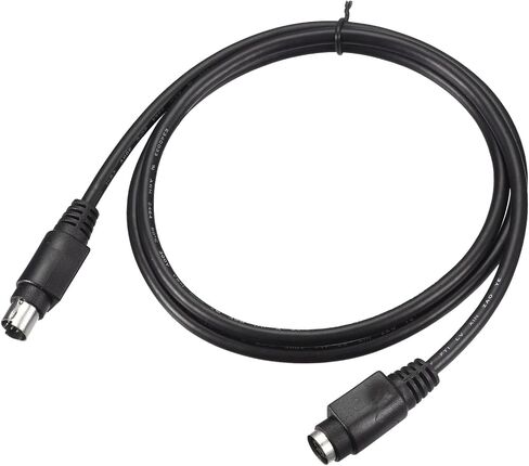 PS/2 Mouse and Keyboard Extension Cable 6 Pin 3.28 Feet Male to Female for PC,Black in Saudi Arabia
